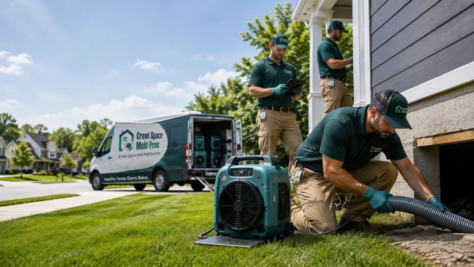 Crawl Space Mold Removal in Springville, CA